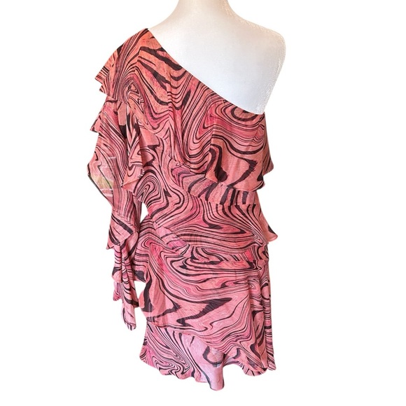 NWT Misa Los Angeles Selena Dress in Feeling Groovy - Picture 4 of 6